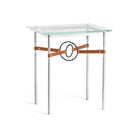 Hubbardton Forge - Equus Chestnut Leather Side Table - 750116-85-10-LC-VA0717 - Canada Light Shop