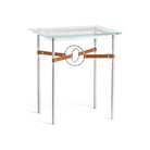 Hubbardton Forge - Equus Chestnut Leather Side Table - 750116-85-85-LC-VA0717 - Canada Light Shop