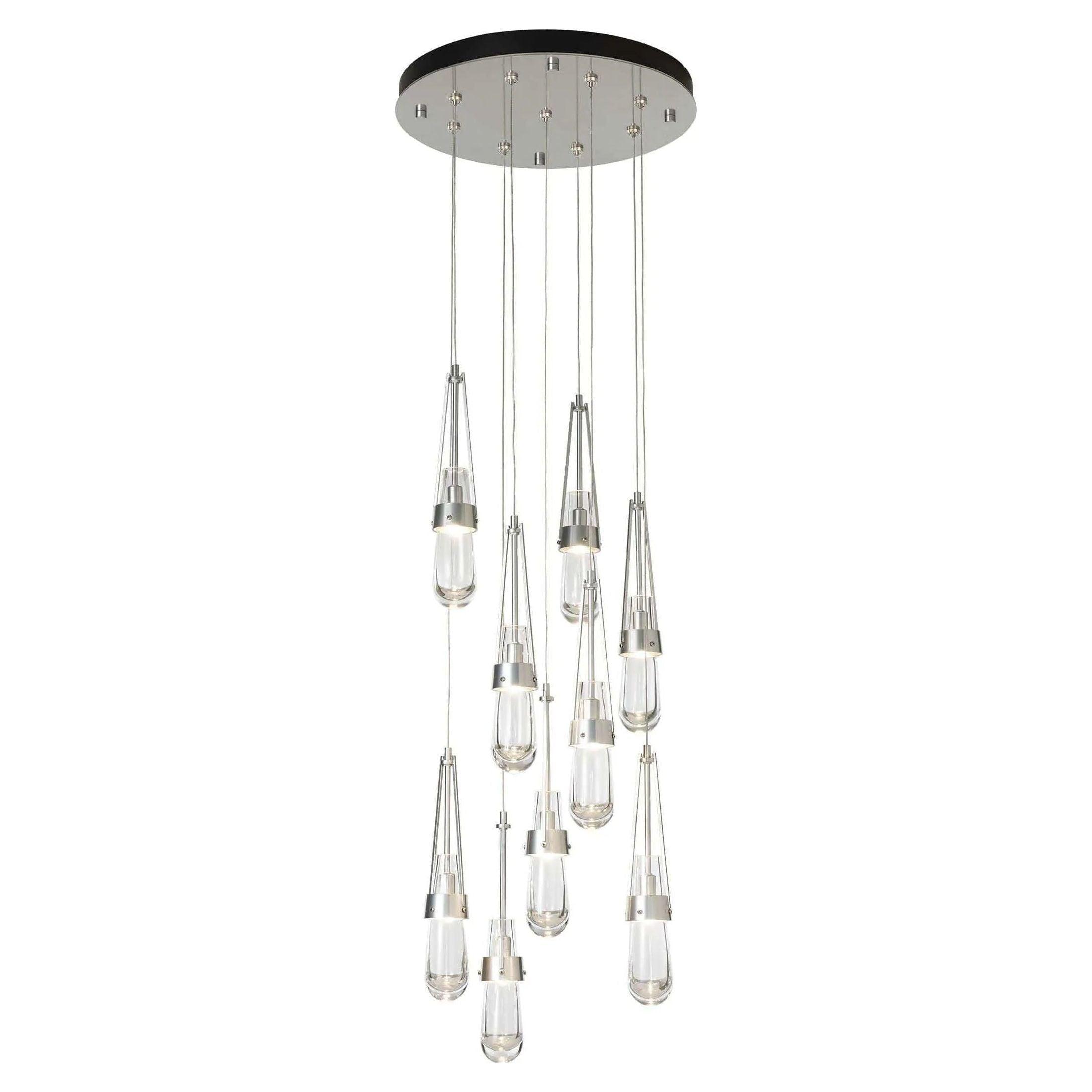 Hubbardton Forge - Link 9-Light Clear Glass Round Pendant - 131108-SKT-STND-85-ZM0434 - Canada Light Shop