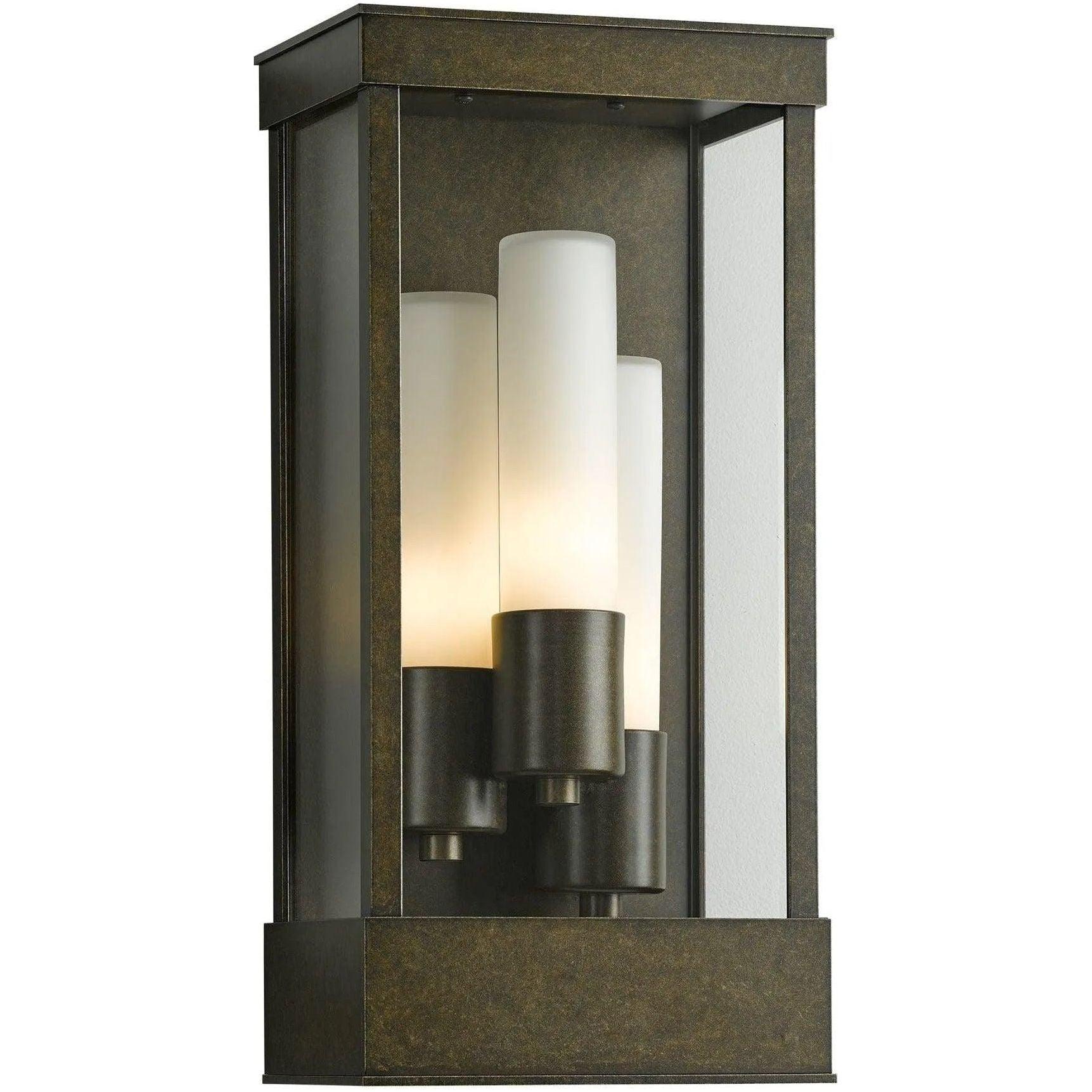 Hubbardton Forge - Portico 17-Inch Three Light Outdoor Wall Sconce - 304325-SKT-75-GG0392 - Canada Light Shop