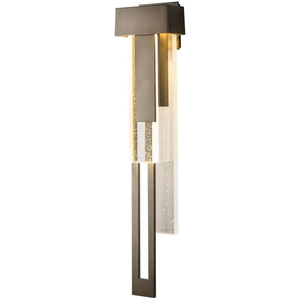 Hubbardton Forge - Rainfall 30-Inch LED Outdoor Wall Sconce - 302533-LED-LFT-77-II0596 - Canada Light Shop