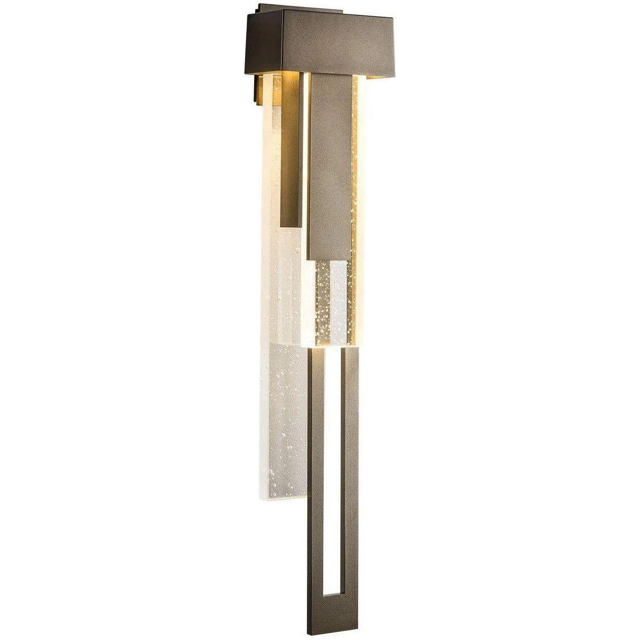 Hubbardton Forge - Rainfall 30-Inch LED Outdoor Wall Sconce - 302533-LED-RGT-77-II0596 - Canada Light Shop