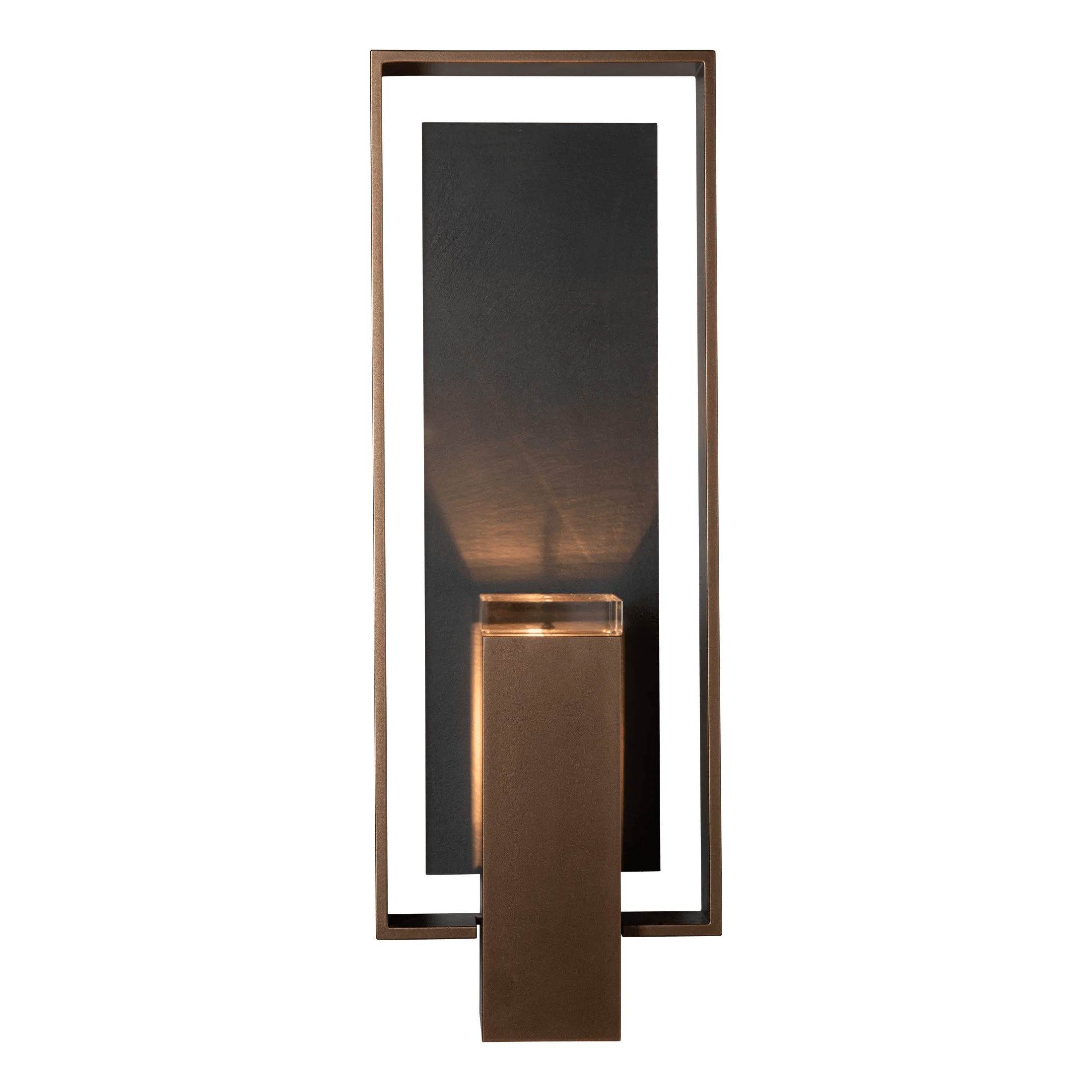 Hubbardton Forge - Shadow Box Outdoor Wall Sconce - 302604-SKT-02-SL-ZM0546 - Canada Light Shop