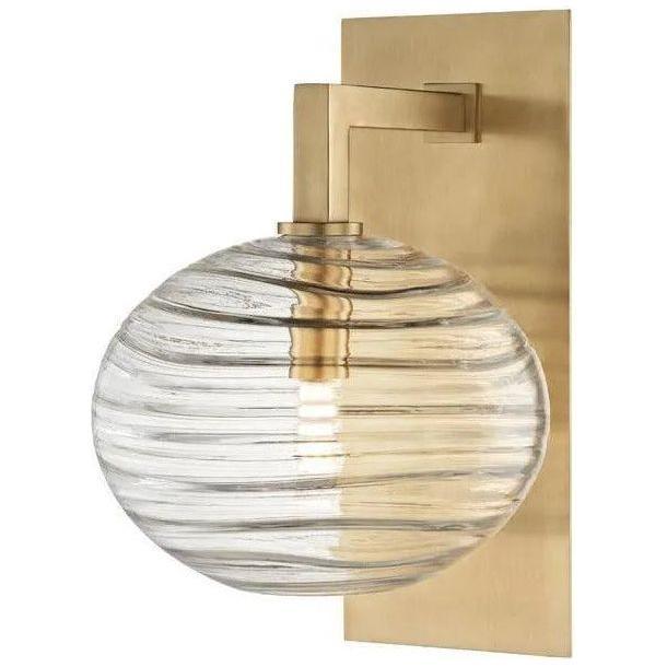 Hudson Valley Lighting - Breton Wall Sconce - 2400-AGB - Canada Light Shop