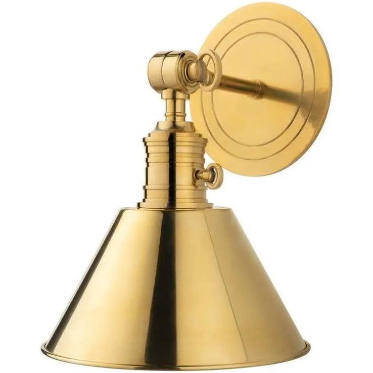 Hudson Valley Lighting - Garden City Metal Shade Wall Sconce - 8321-AGB - Canada Light Shop