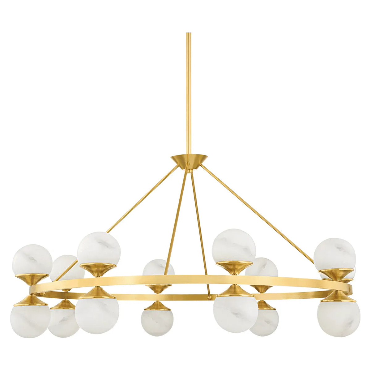 Hudson Valley Lighting - Grafton LED Chandelier - 8241-AGB - Canada Light Shop