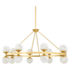 Hudson Valley Lighting - Grafton LED Chandelier - 8241-AGB - Canada Light Shop