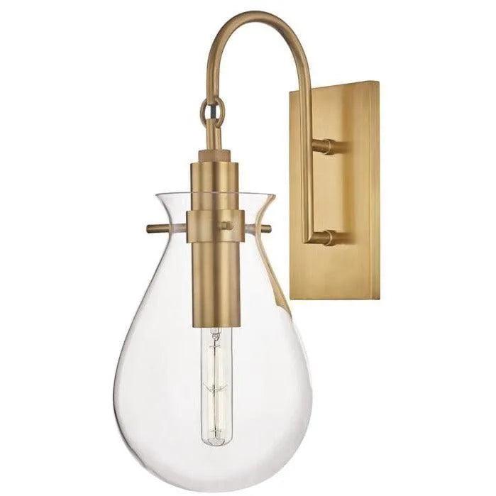 Hudson Valley Lighting - Ivy Wall Sconce - BKO100-AGB - Canada Light Shop