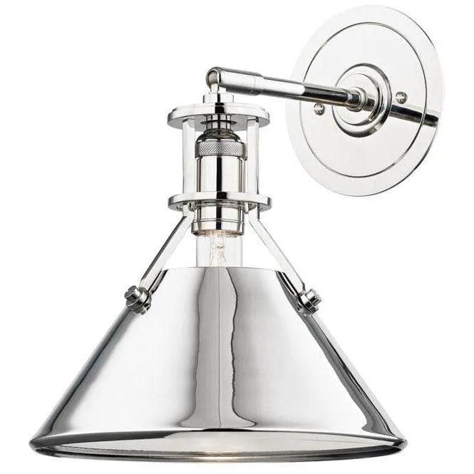 Hudson Valley Lighting - Metal No. 2 Wall Sconce - MDS950-PN - Canada Light Shop