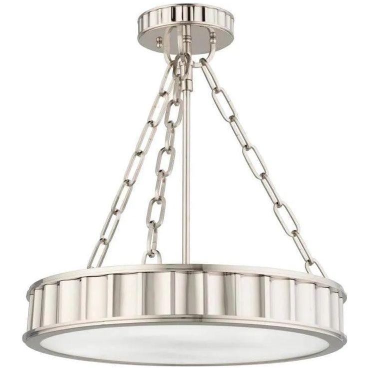 Hudson Valley Lighting - Middlebury Round Semi Flush Mount - 901-PN - Canada Light Shop