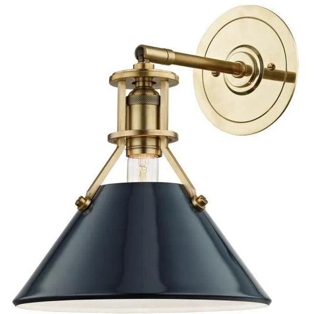 Hudson Valley Lighting - Painted No.2 Wall Sconce - MDS350-AGB/DBL - Canada Light Shop