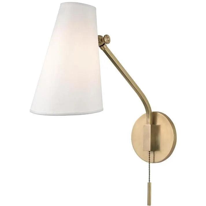 Hudson Valley Lighting - Patten Swing Arm Wall Sconce - 6341-AGB - Canada Light Shop