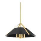 Hudson Valley Lighting - Raymond Pendant - 6726-AGB/SBK - Canada Light Shop