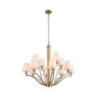 Kalco - Curva Chandelier - 518972BCG - Canada Light Shop