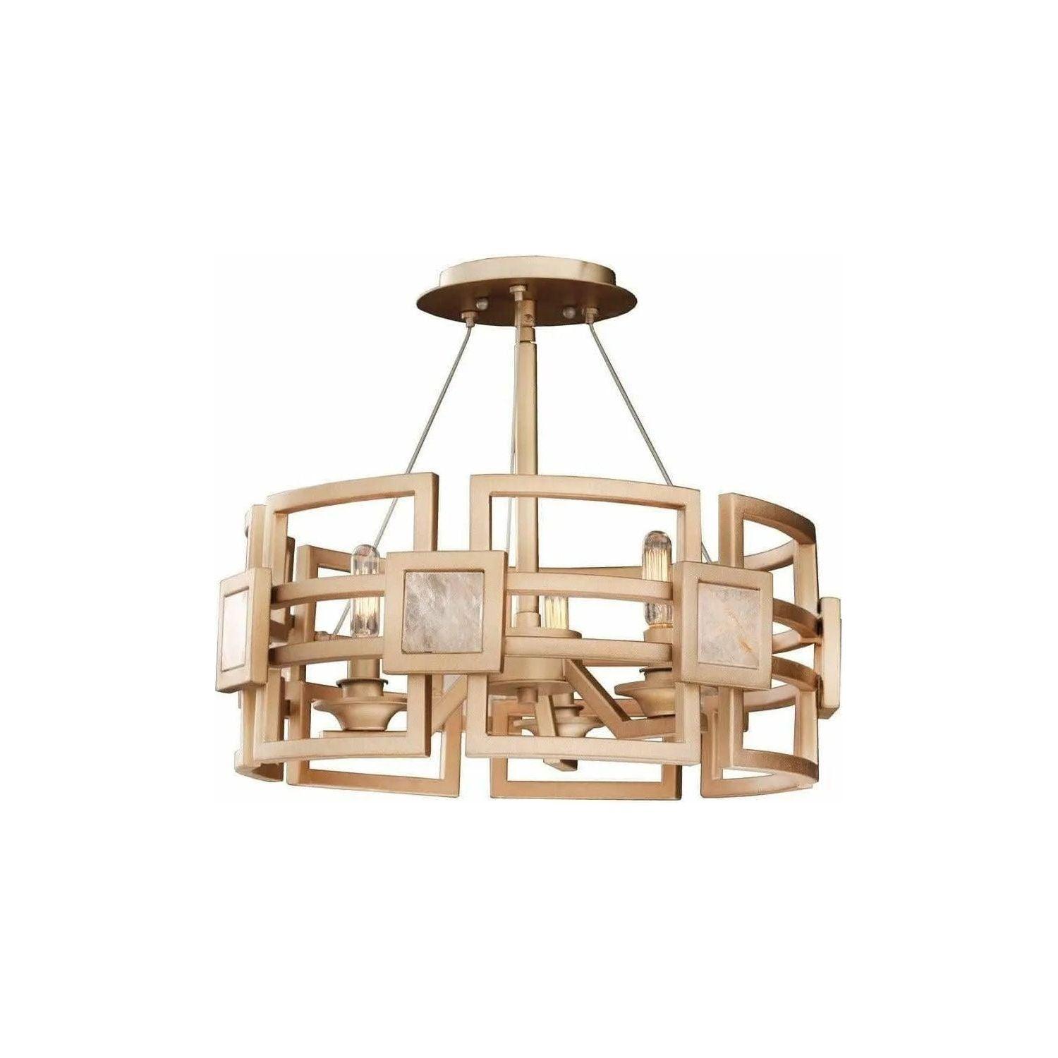 Kalco - Metropolis Semi Flush Mount - 500640MG - Canada Light Shop