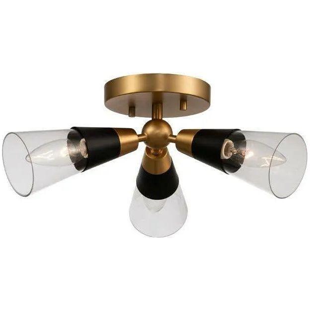 Kalco - Ponti Semi Flush Mount - 513141BNB - Canada Light Shop