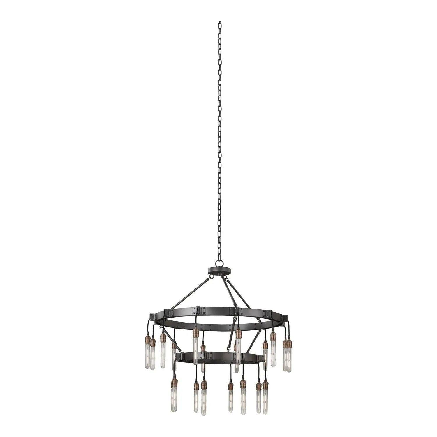 Kalco - Stuyvesant 2 Tier Chandelier - 506272MGM - Canada Light Shop