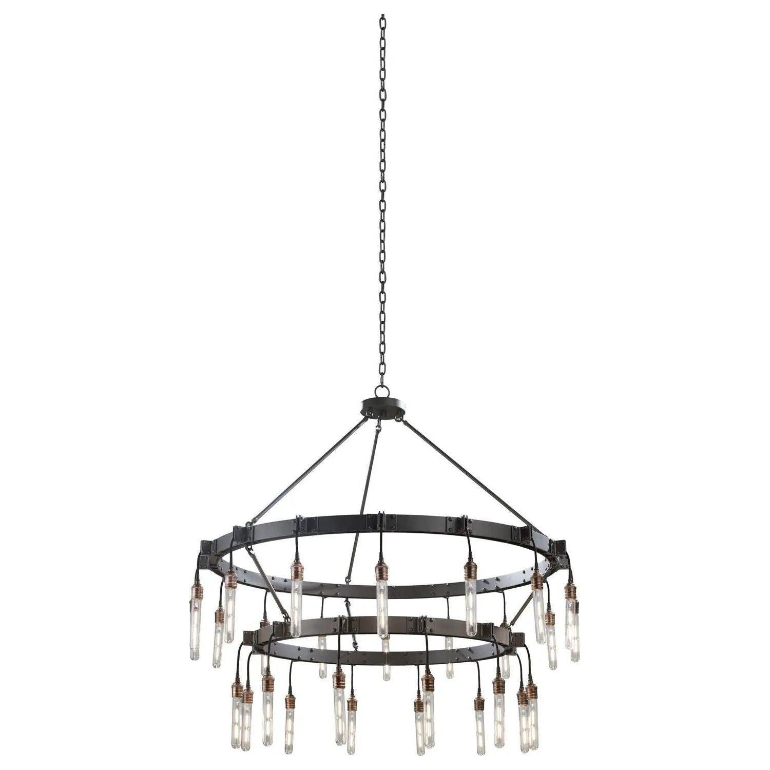 Kalco - Stuyvesant 2 Tier Chandelier - 506273MGM - Canada Light Shop