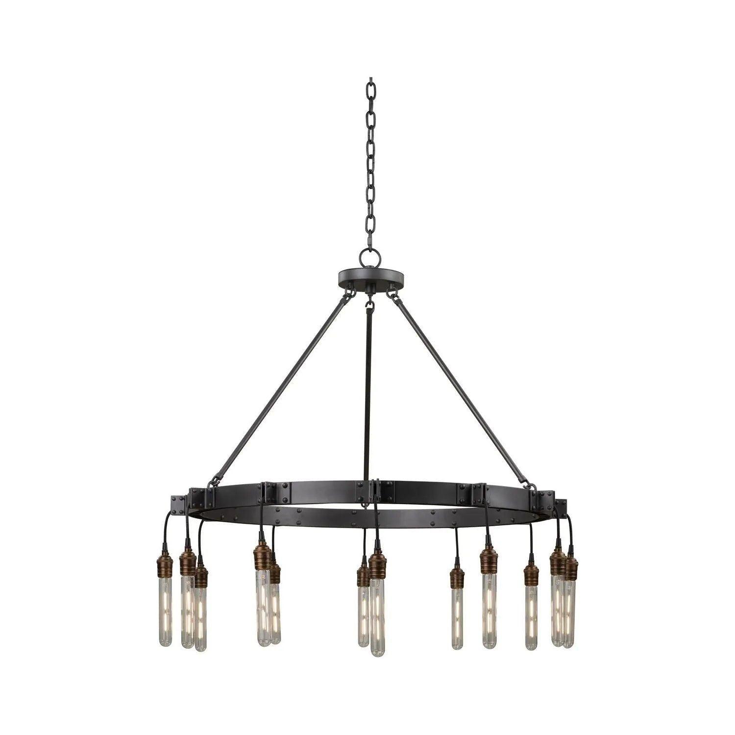 Kalco - Stuyvesant Chandelier - 506271MGM - Canada Light Shop
