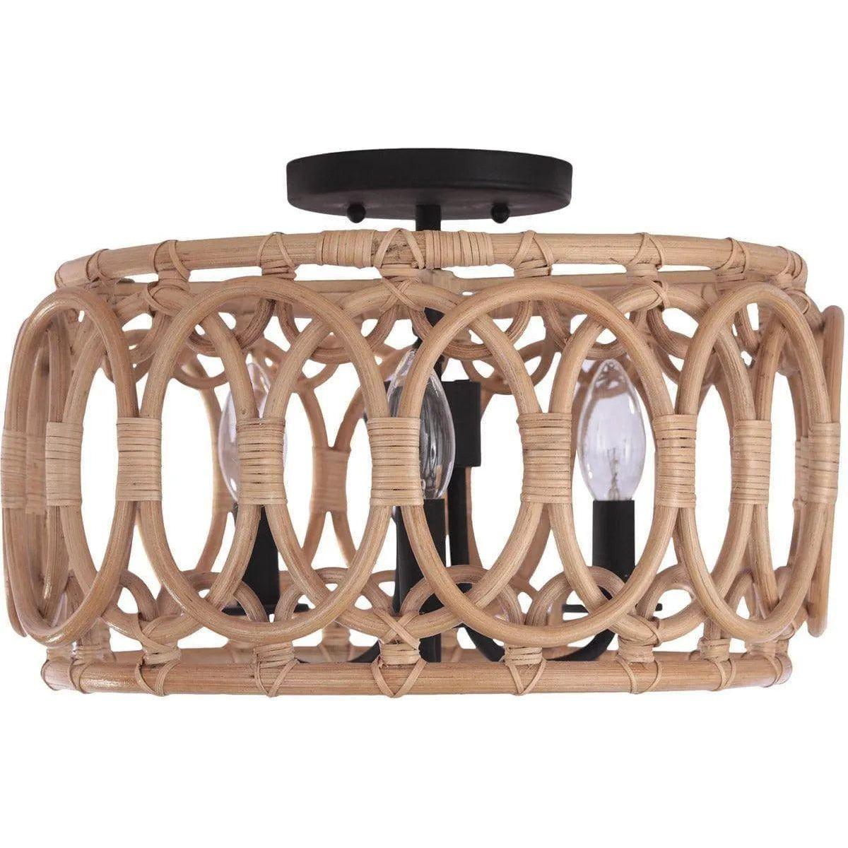 Kalco - Tablas Semi Flush Mount - 515345MB - Canada Light Shop