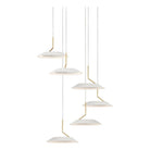 Koncept - Royyo LED 6-Light Pendant - RYP-C6-SW-MWG - Canada Light Shop