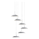 Koncept - Royyo LED 6-Light Pendant - RYP-C6-SW-SIL - Canada Light Shop