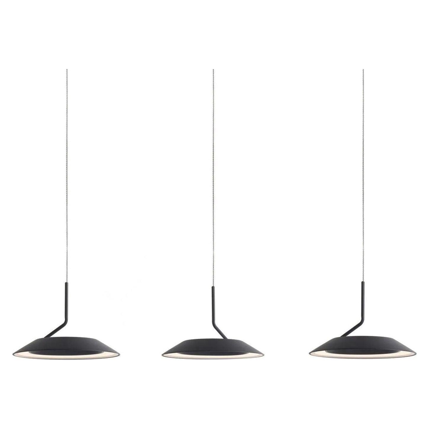 Koncept - Royyo LED Three Light Linear Suspension - RYP-L3-SW-MTB - Canada Light Shop