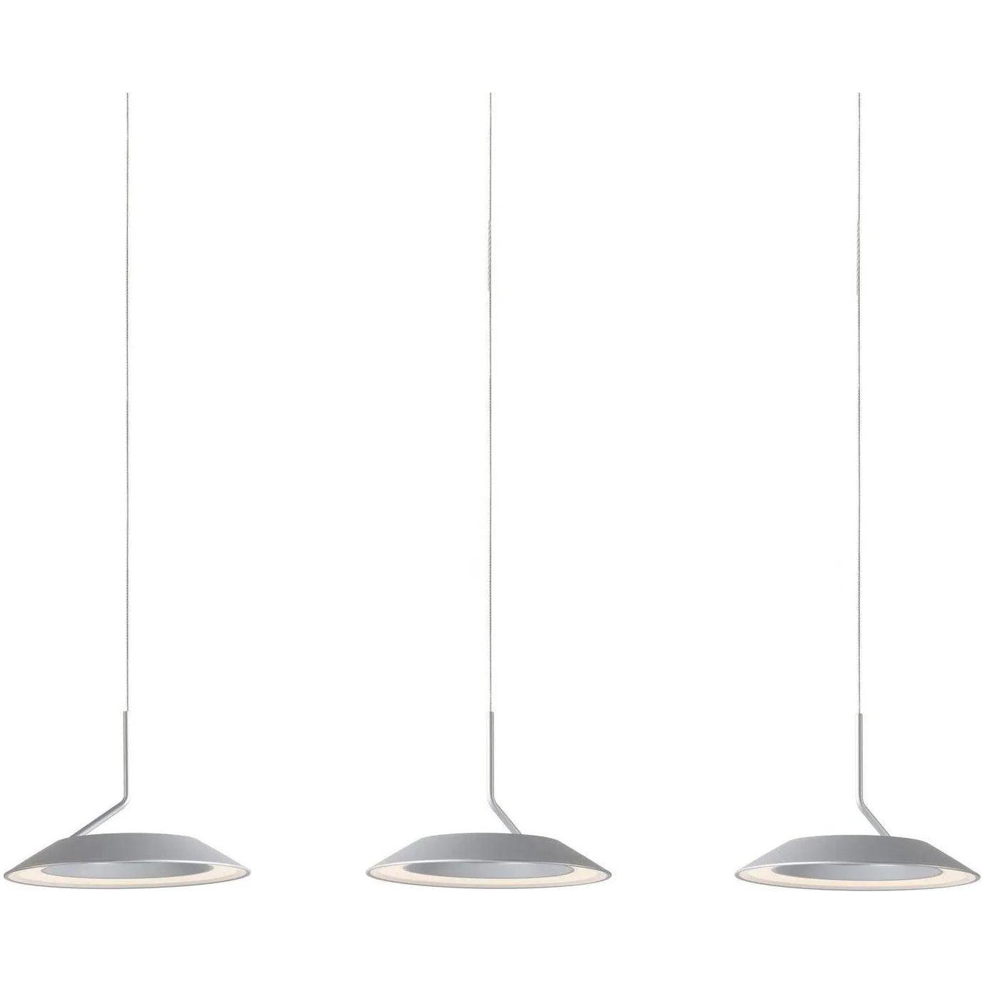 Koncept - Royyo LED Three Light Linear Suspension - RYP-L3-SW-SIL - Canada Light Shop