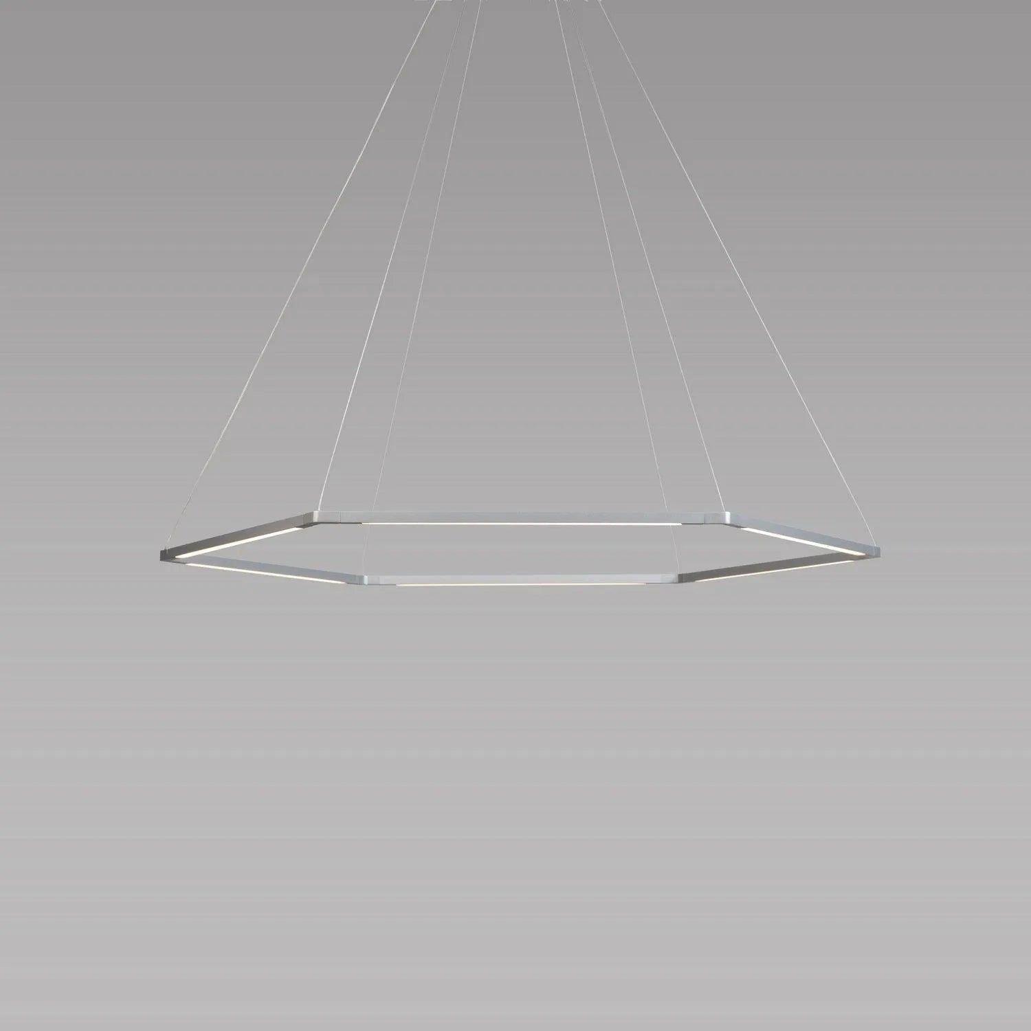 Koncept - Z-Bar Honeycomb 16-Inch LED Pendant - ZBP-16-H-SW-SIL-CNP - Canada Light Shop