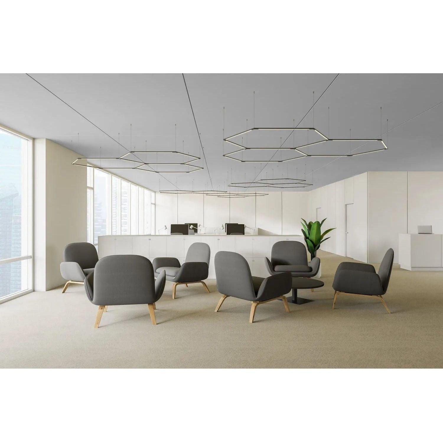 Koncept - Z-Bar Honeycomb 24-Inch LED Pendant - ZBP-24-H-SW-MTB-CNP - Canada Light Shop