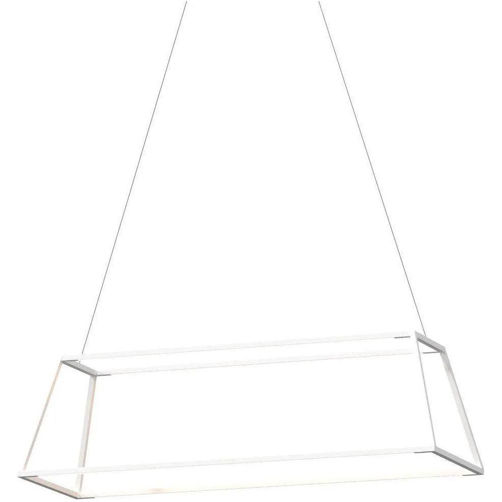 Koncept - Z-Bar Rise Rectangle 38-Inch LED Pendant - ZBP-38-RR-SW-MWT-CNP - Canada Light Shop