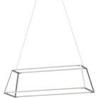 Koncept - Z-Bar Rise Rectangle 38-Inch LED Pendant - ZBP-38-RR-SW-SIL-CNP - Canada Light Shop