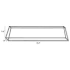 Koncept - Z-Bar Rise Rectangle 54-Inch LED Pendant - ZBP-54-RR-SW-MTB-CNP - Canada Light Shop