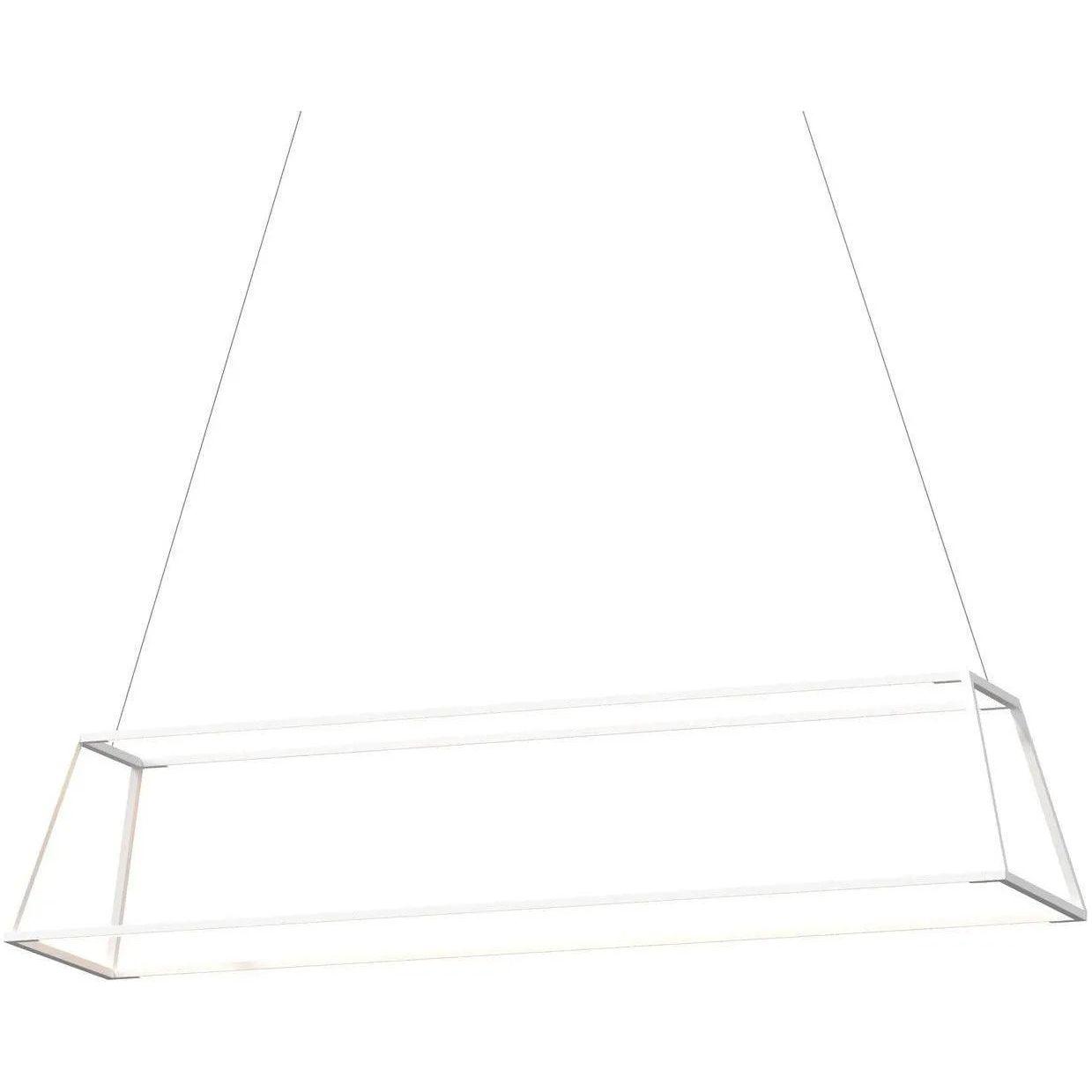 Koncept - Z-Bar Rise Rectangle 54-Inch LED Pendant - ZBP-54-RR-SW-MWT-CNP - Canada Light Shop