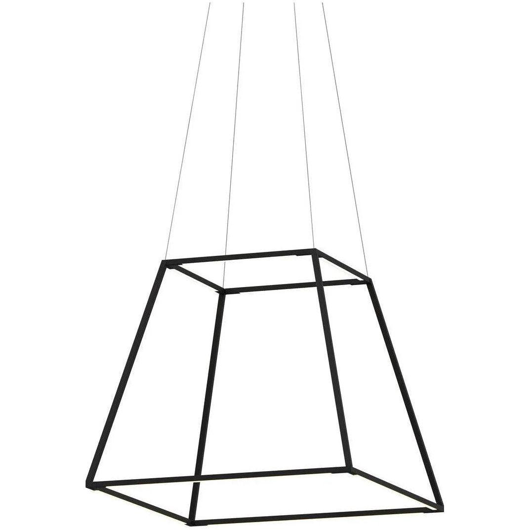 Koncept - Z-Bar Rise Square 24-Inch LED Pendant - ZBP-24-RS-SW-MTB-CNP - Canada Light Shop