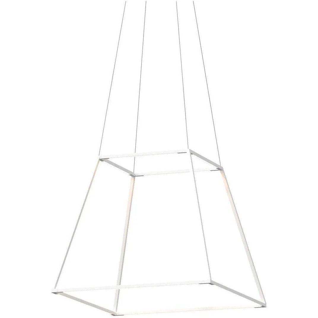 Koncept - Z-Bar Rise Square 24-Inch LED Pendant - ZBP-24-RS-SW-MWT-CNP - Canada Light Shop