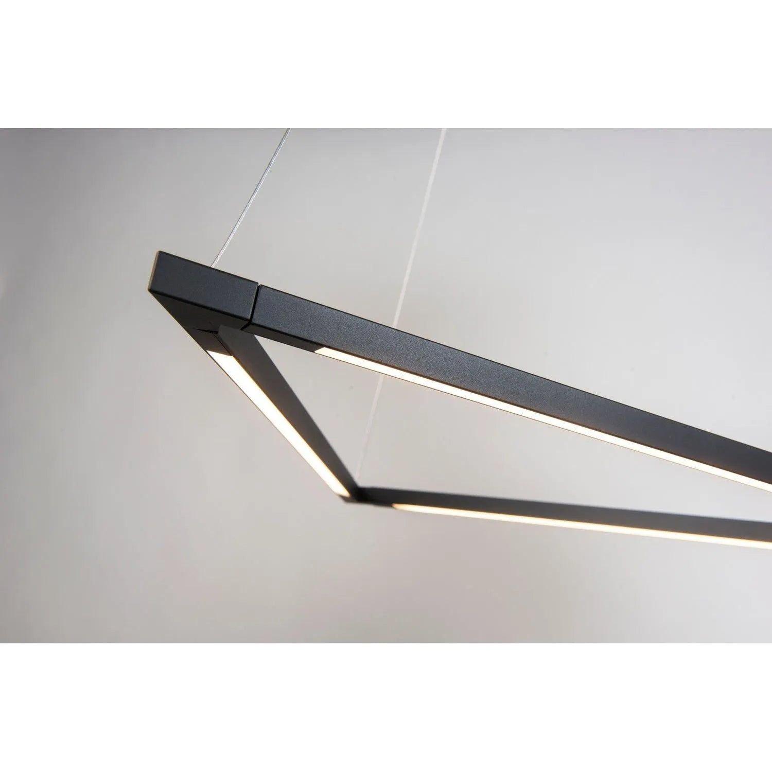 Koncept - Z-Bar Triangle 24-Inch LED Pendant - ZBP-24-T-SW-MTB-CNP - Canada Light Shop