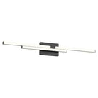 Kuzco Lighting - Anello Minor LED Vanity - VL52738-BK - Canada Light Shop