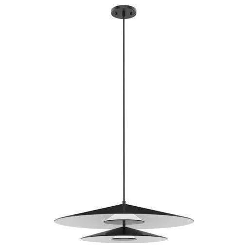 Kuzco Lighting - Cruz Double Shade LED Pendant - PD22907-BK/WH - Canada Light Shop