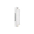 Kuzco Lighting - Dela LED Wall Sconce - WS41216-WH/SV - Canada Light Shop