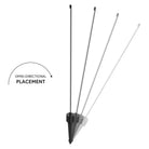 Kuzco Lighting - Dorian LED Garden Light - EG26718-BK - Canada Light Shop