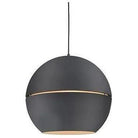 Kuzco Lighting - Lucas One Light Pendant - 494024-BK - Canada Light Shop
