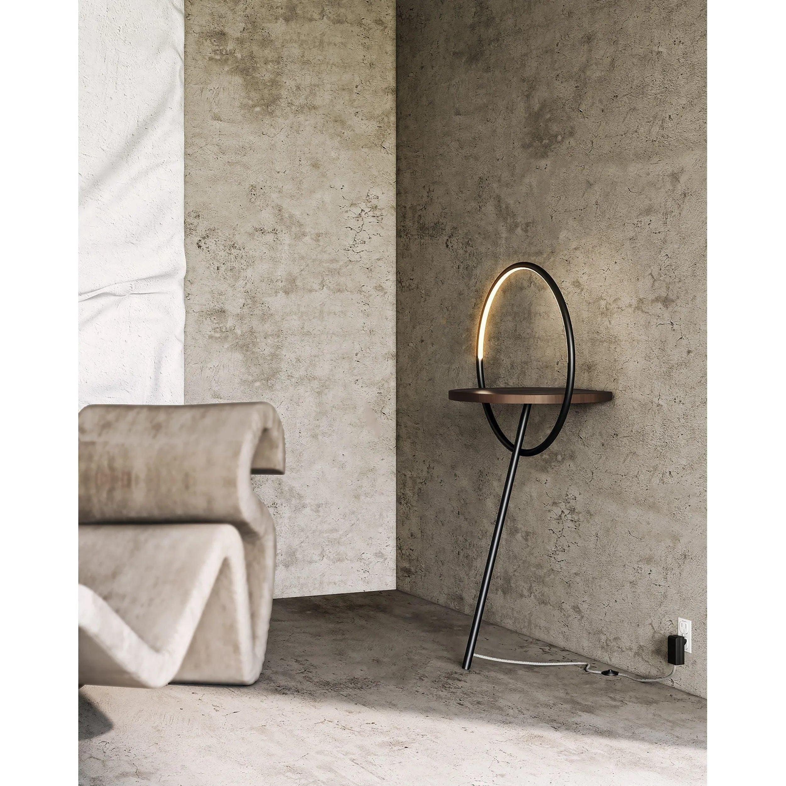 Kuzco Lighting - Maya LED Floor Lamp - FL83818-BK/WT - Canada Light Shop