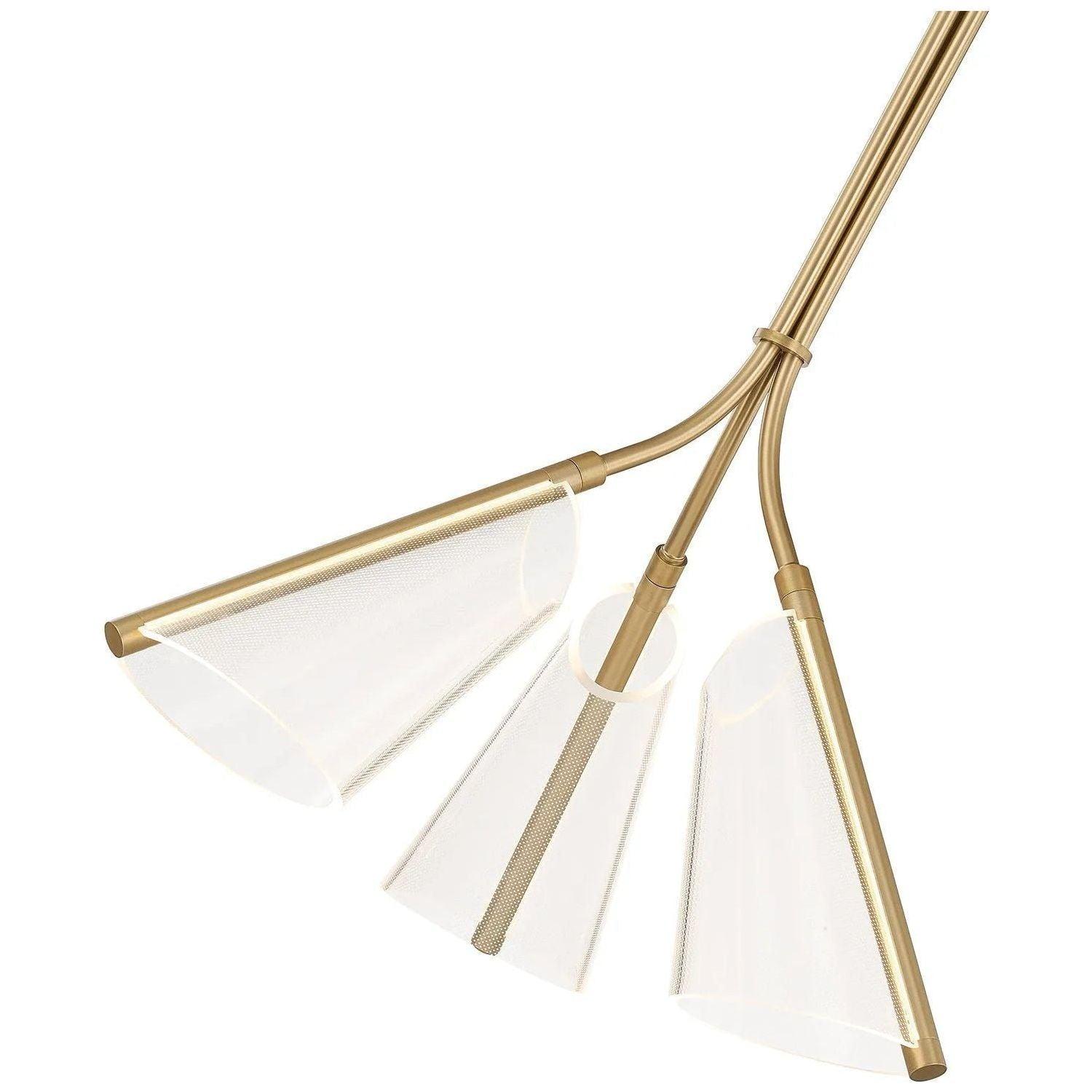 Kuzco Lighting - Mulberry LED Triple Pendant - PD62622-BG/LG - Canada Light Shop
