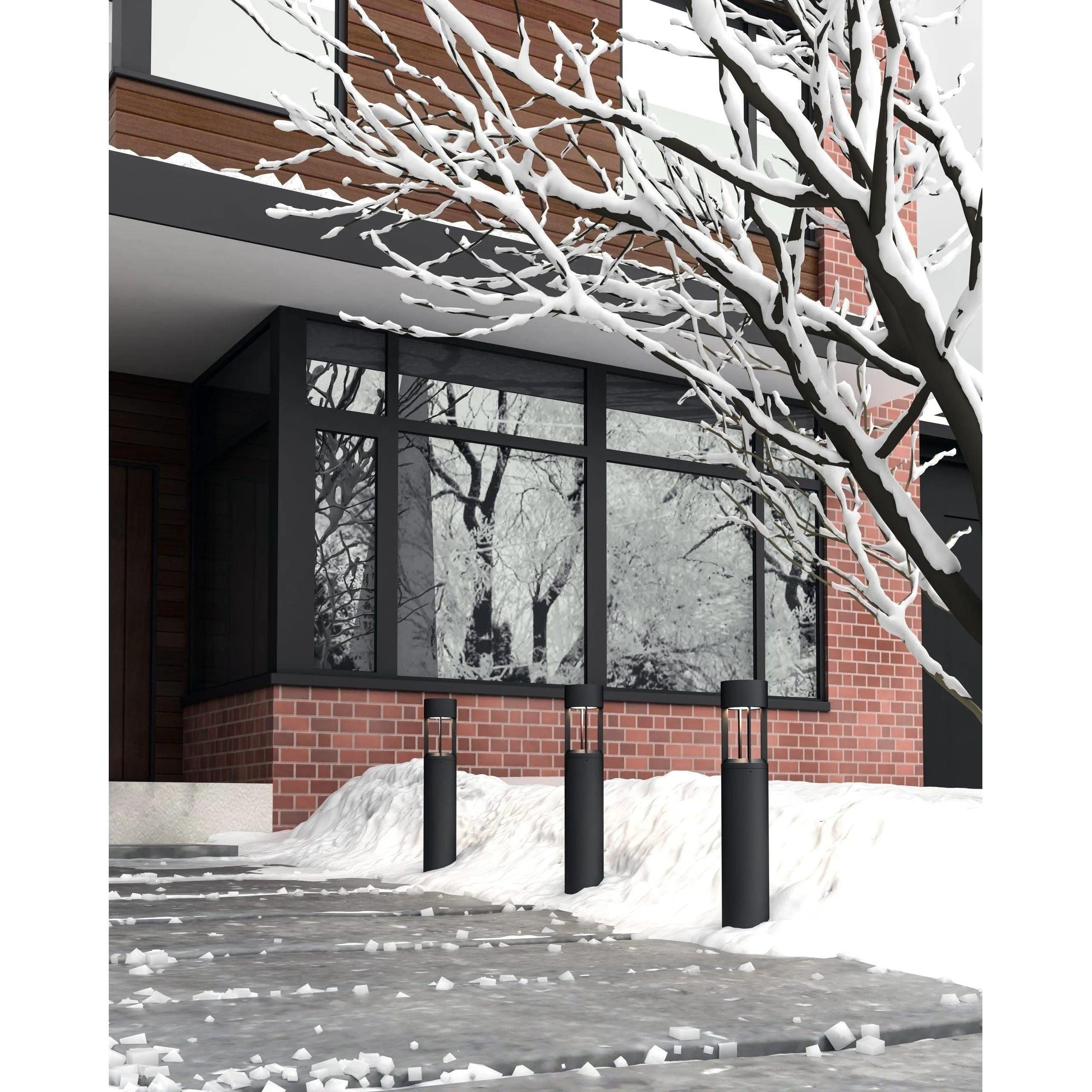 Kuzco Lighting - Novato LED Exterior Bollard - EB40910-BK-UNV - Canada Light Shop