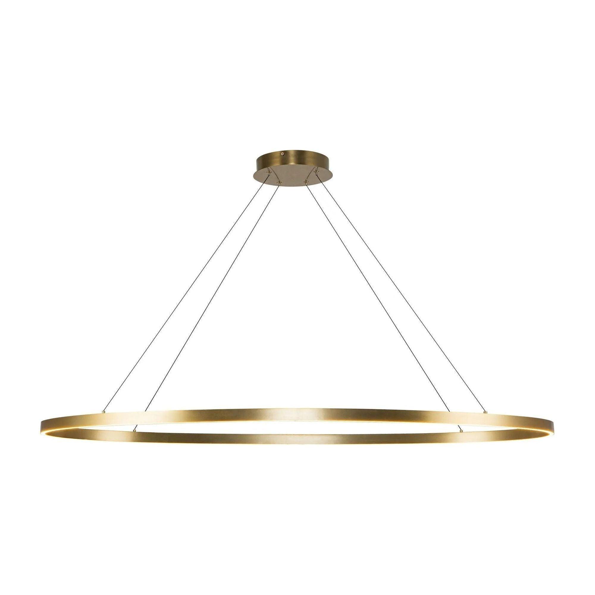 Kuzco Lighting - Ovale LED Linear Pendant - LP79153-BG - Canada Light Shop