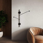 Kuzco Lighting - Rotaire LED Double Arm Light - WS90102-BK - Canada Light Shop