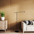 Kuzco Lighting - Rotaire LED Floor Lamp - FL90155-BK - Canada Light Shop