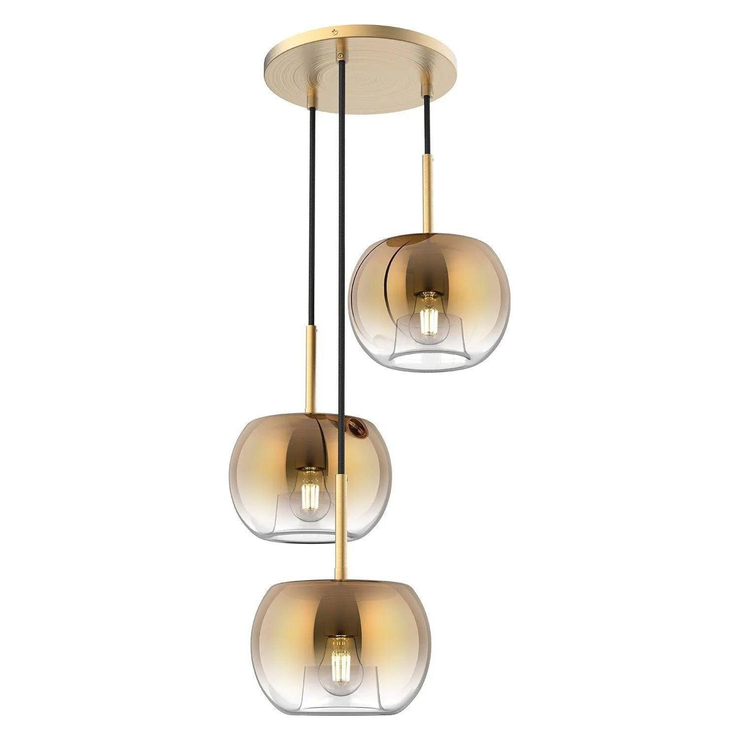 Kuzco Lighting - Samar Chandelier - CH57514-BG/CP - Canada Light Shop