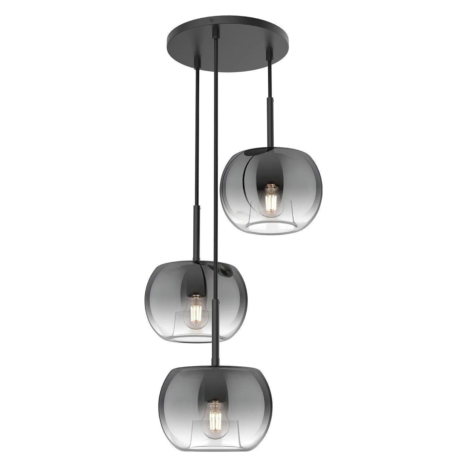 Kuzco Lighting - Samar Chandelier - CH57514-BK/SM - Canada Light Shop